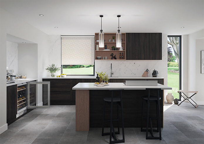 Delicate Foliage, Light Brown - Twist&Fit Roller Blind - Image 8